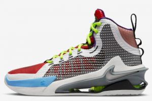 Latest Nike Air Zoom GT Jump Multi-Color White Red-Blue 2022 For Sale CZ9907-100