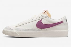 Latest Nike Blazer Low ’77 White Yellow Purple 2022 For Sale DA6364-106