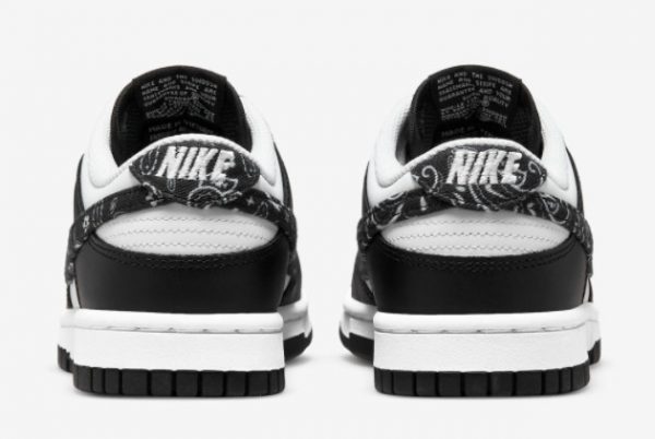 Latest Nike Dunk Low Black Paisley 2022 For Sale DH4401-100-3