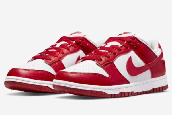 Latest Nike Dunk Low Next Nature University Red University Red White 2022 For Sale DN1431-101-2