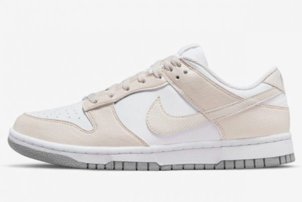 Latest Nike Dunk Low Next Nature White Cream Grey 2022 For Sale DN1431-100