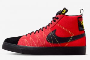 Latest Nike SB Blazer Mid Premium Acclimate Pack Red 2022 For Sale DC8903-601