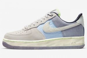 New Nike Air Force 1 ’07 LX Mountain White Greystone-Light Blue 2022 For Sale DO2339-114