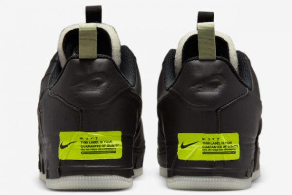 New Nike Air Force 1 Low Experimental Black Glow 2021 For Sale DJ9780-001-3