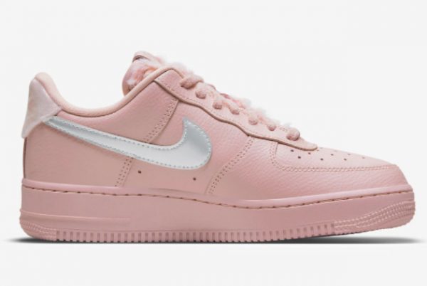 New Nike Air Force 1 Low WMNS Pink Fur 2021 For Sale DO6724-601-1