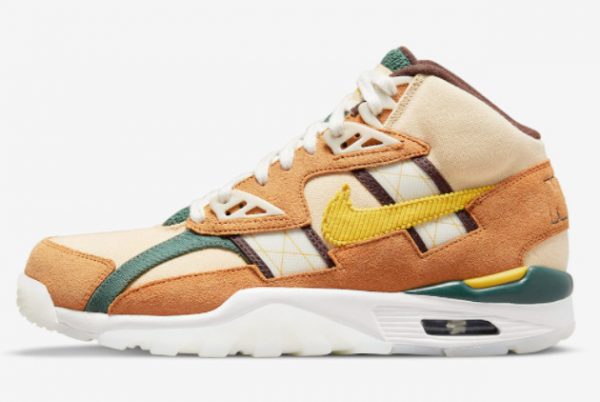 New Nike Air Trainer SC High Canvas Pollen-Cider-Noble Green 2022 For Sale DO6696-700