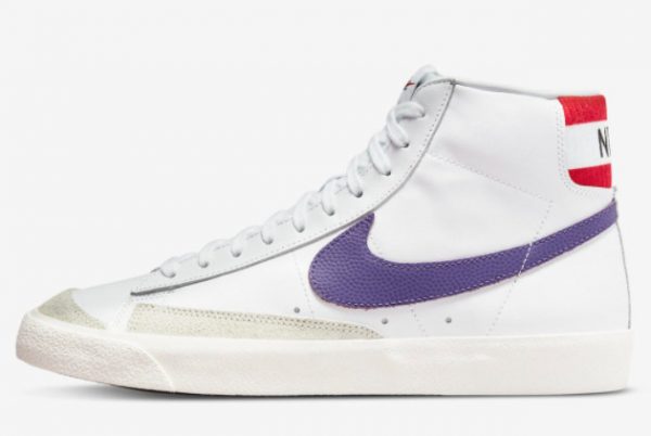 New Nike Blazer Mid EMB White Red-Purple-Yellow-Green 2022 For Sale DQ7777-100