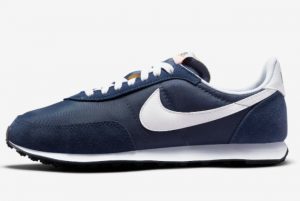 New Nike Waffle Trainer 2 Midnight Navy Thunder Blue Midnight Navy-Sail-White 2021 For Sale DH1349-401