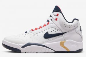 Cheap Nike Air Flight Lite Mid Olympic White Blue-Red 2022 For Sale DJ2518-102