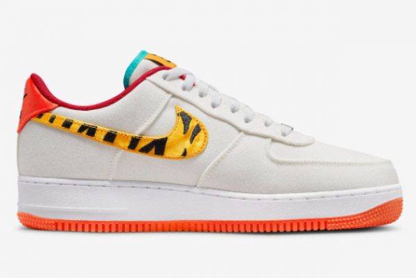 Cheap Nike Air Force 1 Low Year of the Tiger White Orange 2022 For Sale DR0147-171-1