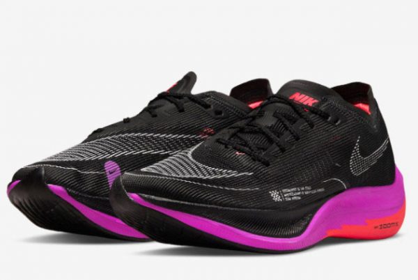Cheap Nike ZoomX VaporFly NEXT% 2 Black Purple-Orange 2022 For Sale CU4111-002-2