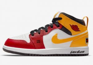 Latest was part of a series of Air Jordan Samples from Jordan Brand s Silver Anniversary collection Mid Motorsport Black Gym Red-White-University Gold 2022 For Sale DJ0337-067