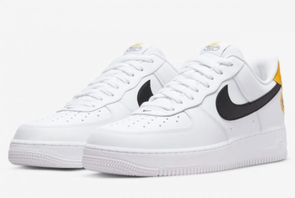Latest Nike Air Force 1 Low Have A Nike Day White Black-Yellow 2022 For Sale DM0118-100-2