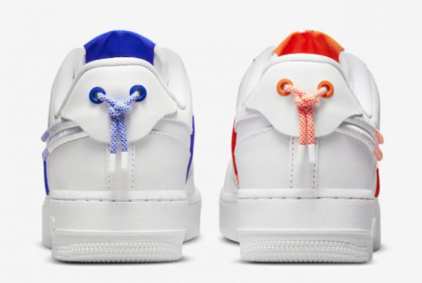 Latest Nike Air Force 1 Low LX White Orange Blue 2022 For Sale DH4408-100-3