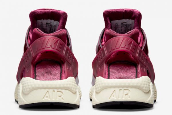Latest Nike Air Huarache Team Red Bordeaux Patent 2022 For Sale DQ8584-600-3