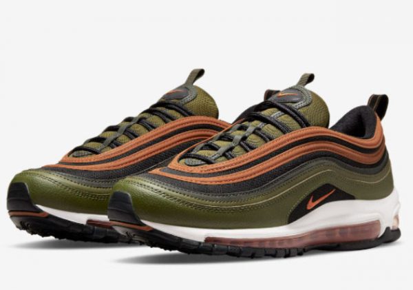 Latest Nike Air Max 97 Black Olive 2022 For Sale DQ4687-300-2