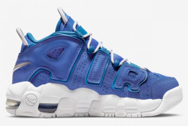 Latest Nike Air More Uptempo GS Blue White 2022 For Sale DM1023-400-1