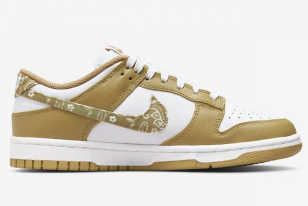 Latest Nike Dunk Low Barley Paisley White Barley 2022 For Sale DH4401-104-1