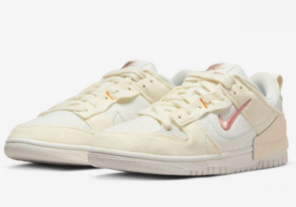 Latest Nike Dunk Low Disrupt 2 Pale Ivory Pale Ivory Light Madder Root-Sail-Venice 2022 For Sale DH4402-100-2