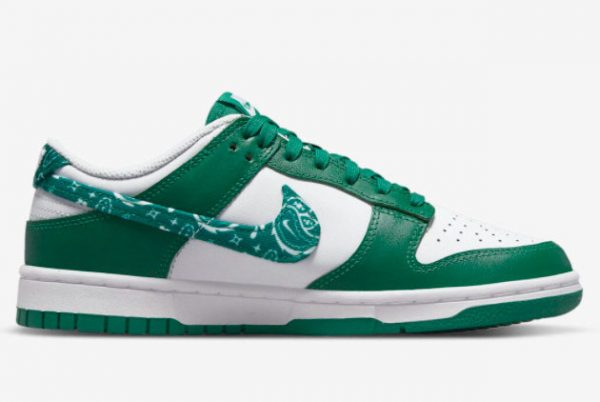 Latest Nike Dunk Low Green Paisley 2022 For Sale DH4401-102-1