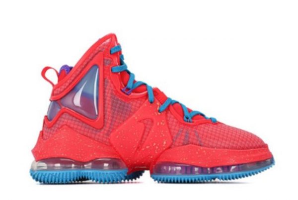 Latest Nike LeBron 19 King’s Crown Siren Red Siren Red-Laser Blue 2022 For Sale DC9340-600-1