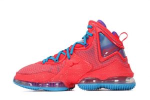 Latest Nike LeBron 19 King’s Crown Siren Red Siren Red-Laser Blue 2022 For Sale DC9340-600