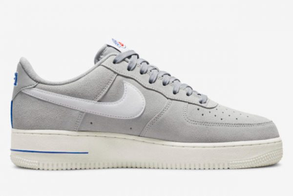 New Nike Air Force 1 Low Athletic Club Light Smoke Grey White-Sail-Hyper Royal 2022 For Sale DH7435-001-1