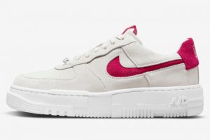 New Nike Air Force 1 Pixel Mystic Hibiscus Summit White Mystic Hibiscus 2022 For Sale DQ5570-100