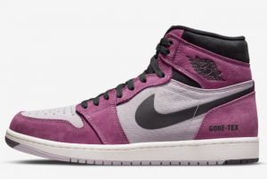Cheap Air Jordan 1 Compound Gore-Tex Berry Stony Curry 2022 For Sale DB2889-500
