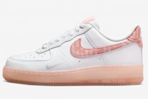 Cheap Nike Air Force 1 Low Overbranded White Pink 2022 For Sale DQ5019-100