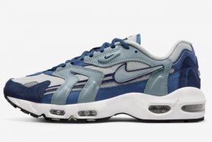 Cheap Nike Air Max 96 II Mystic Navy Light Silver Aviator Grey-Mystic Navy For Sale DH4757-001