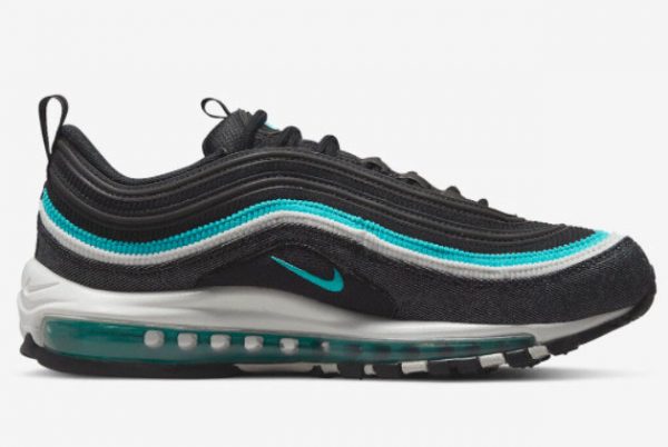 Cheap Nike Air Max 97 SE Sport Turbo Black Sport Turquoise-Summit White 2022 For Sale DN1893-001-1
