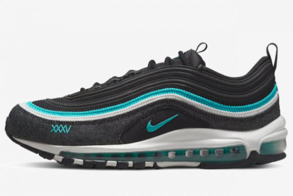 Cheap Nike Air Max 97 SE Sport Turbo Black Sport Turquoise-Summit White 2022 For Sale DN1893-001
