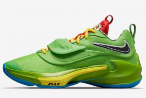 Cheap UNO x Nike Zoom Freak 3 Green Yellow-Red 2022 For Sale DC9364-300
