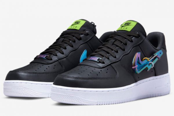 Latest Nike Air Force 1 Low Carabiner Swoosh Dark Smoke Grey Photo Blue-Volt 2022 For Sale DH7579-001-2