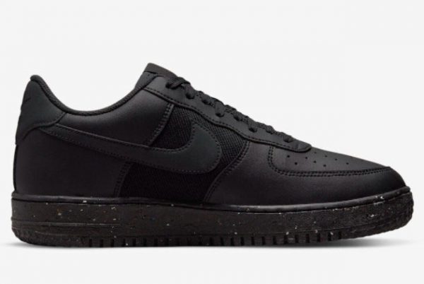 Latest Nike Air Force 1 Low Crater Triple Black 2022 For Sale DH8083-001-1