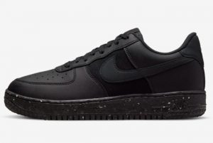 Latest Nike Air Force 1 Low Crater Triple Black 2022 For Sale DH8083-001
