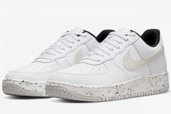 Latest Nike Air Force 1 Low Crater White Black 2022 For Sale DH8083-100-2