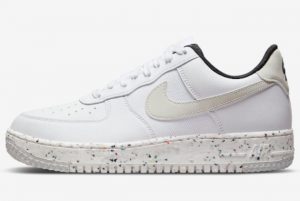 Latest Nike Air Force 1 Low Crater White Black 2022 For Sale DH8083-100
