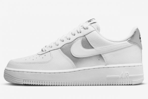 Latest Nike Air Force 1 Low White Metallic Silver 2022 For Sale DD8959-104