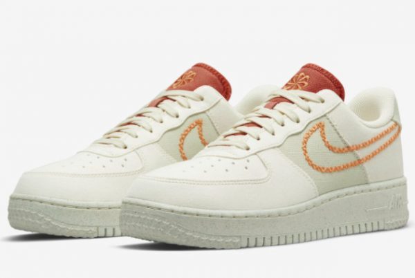 Latest Nike Air Force 1 Next Nature Coconut Milk Light Curry-Olive Aura 2022 For Sale DR3101-100-2