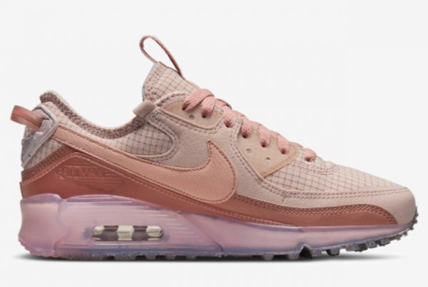 Latest Nike Air Max 90 Terrascape Pink Oxford Pink Oxford Rose Whisper-Fossil Rose 2022 For Sale DH5073-600-1