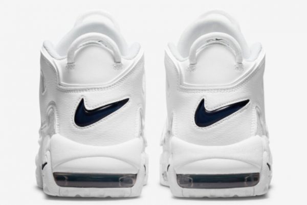 Latest Nike Air More Uptempo White Navy White Midnight Navy-White 2022 For Sale DH8011-100-3