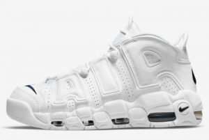 Latest Nike Air More Uptempo White Navy White Midnight Navy-White 2022 For Sale DH8011-100