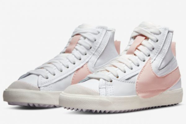 Latest Nike Blazer Mid ’77 Jumbo Pink Oxford White Atmosphere-Pink Oxford-Sail 2022 For Sale DQ1471-101-2