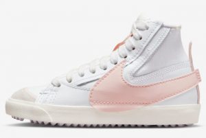 Latest Nike Blazer Mid ’77 Jumbo Pink Oxford White Atmosphere-Pink Oxford-Sail 2022 For Sale DQ1471-101