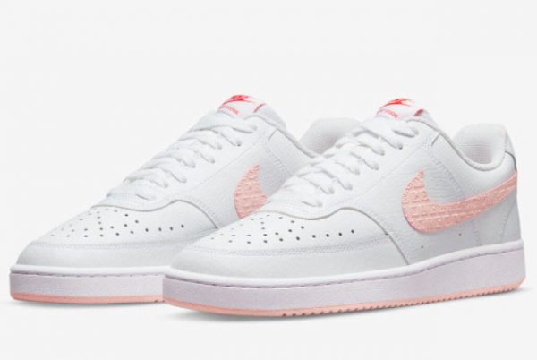 Latest Nike Court Vision Low Valentine’s Day 2022 For Sale DQ9321-100-2