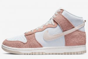 Latest Nike Dunk High Fossil Rose Aura Phantom-Fossil Rose-Summit White 2022 For Sale DH7576-400