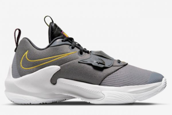 Latest Nike Zoom Freak 3 Low Battery Grey Yellow-Black 2022 For Sale DA0694-006-1