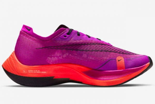 Latest Nike ZoomX VaporFly NEXT% 2 Hyper Violet Hyper Violet Flash Crimson-Football Grey-Black 2022 For Sale CU4123-501-1